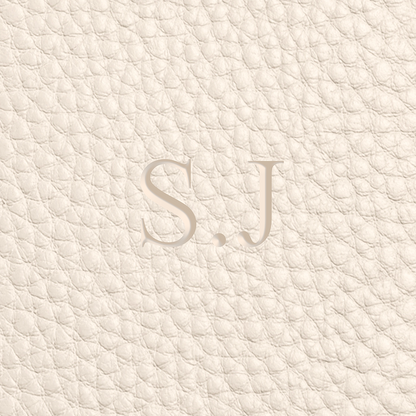 Leather Clutch Pouch (Ivory)