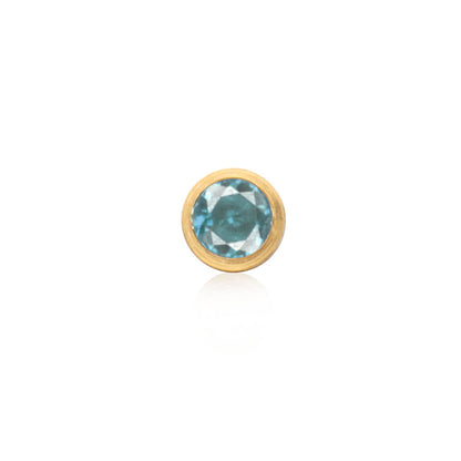 Stamped - Crystal Heart Birthstone