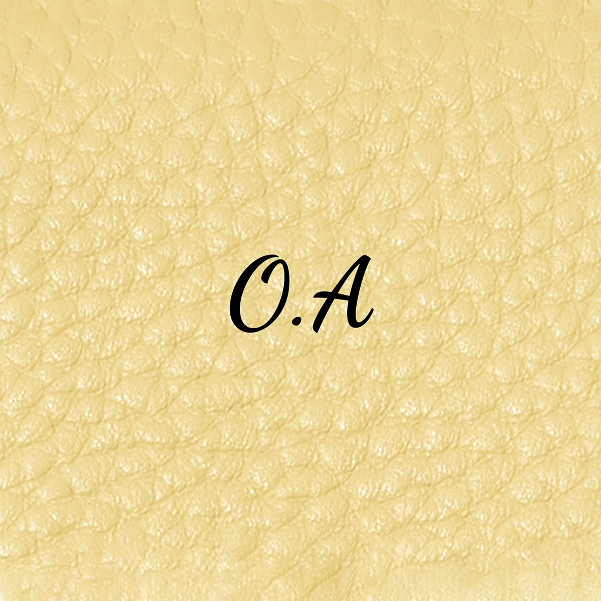 Leather Sun Keyring (Butter Yellow)