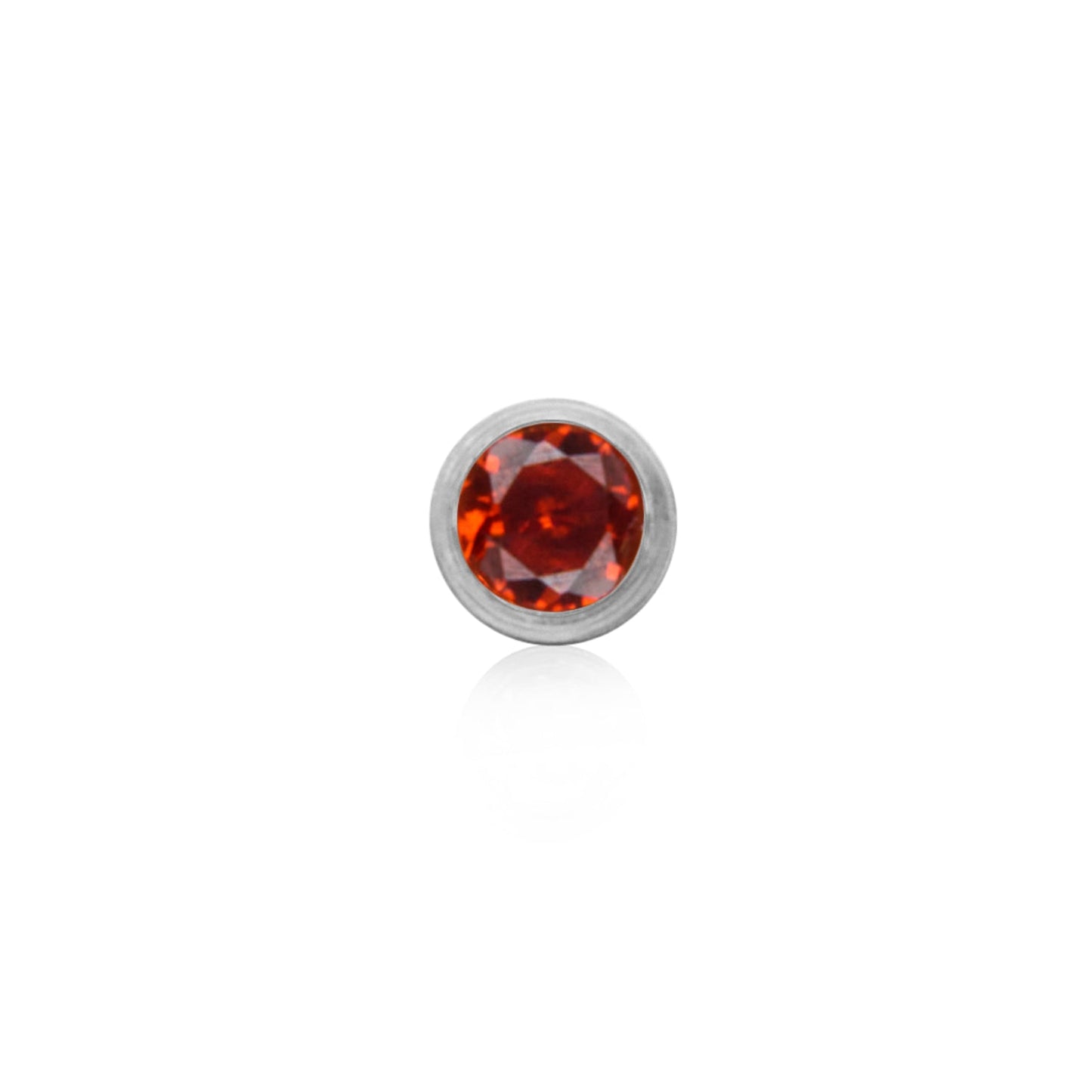 Birthstone Huggie Hoops (Silver)