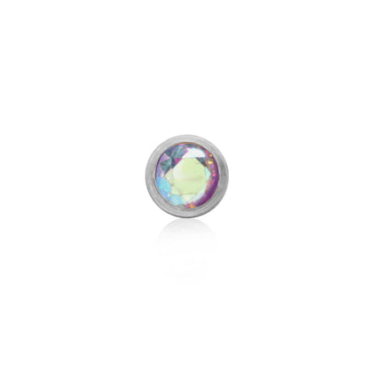 Birthstone Stud Earring (Silver)