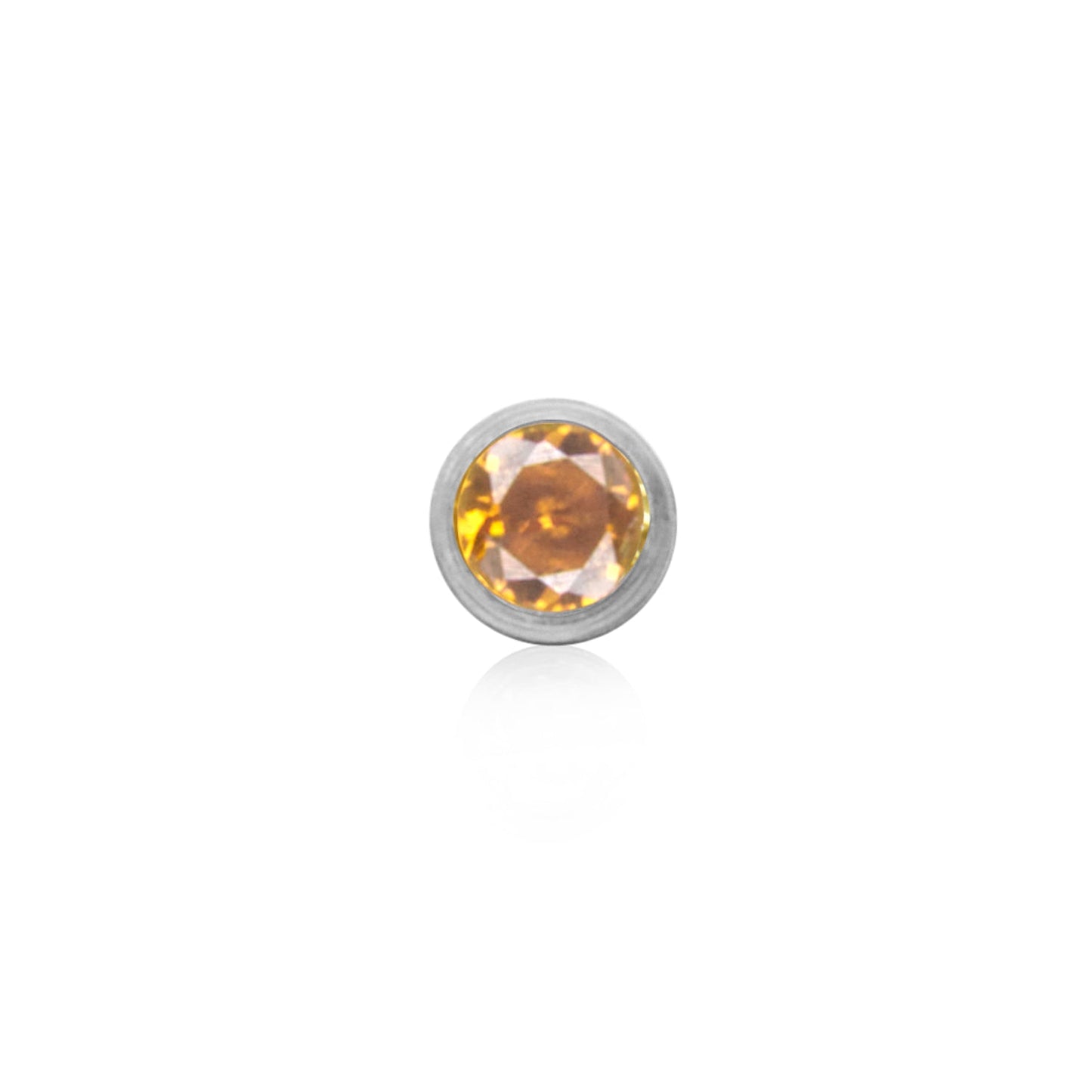 Stamped - Crystal Heart Birthstone