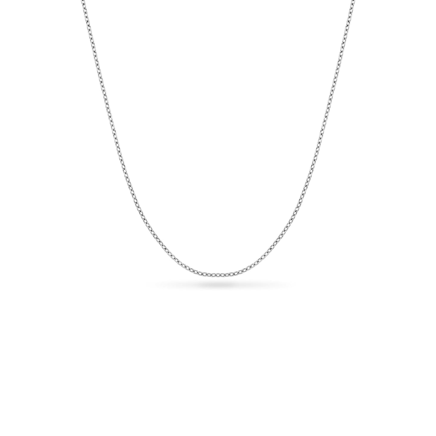 Floating Charm Heart Locket Necklace (Silver)