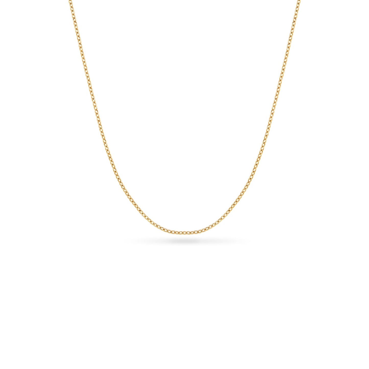 Organic Fingerprint Droplet Necklace (Gold)