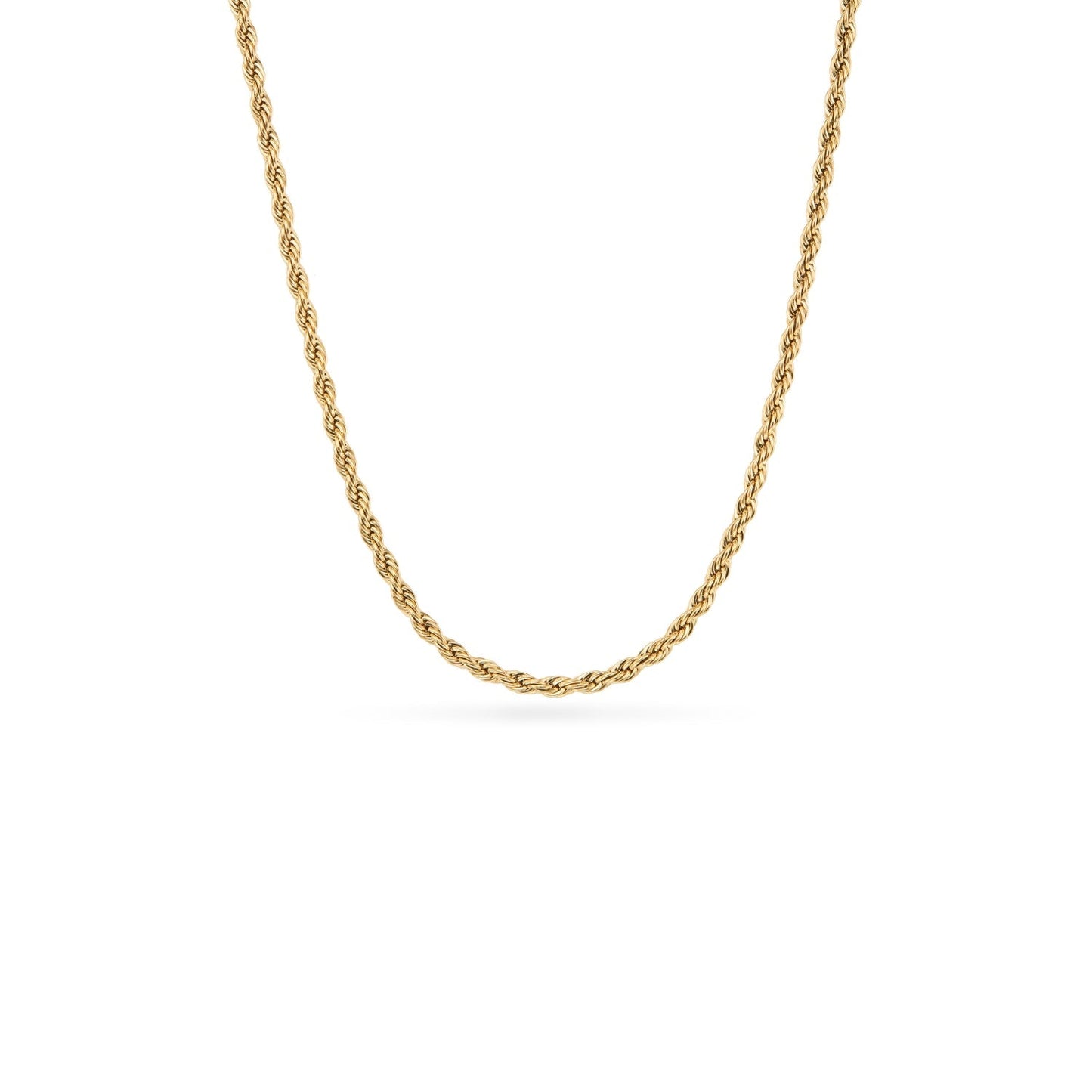 Blue Lace Agate Cushion Necklace & Earrings Set (Gold)
