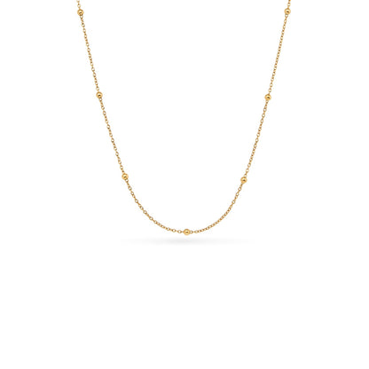 Coin Fingerprint Necklace (Gold)