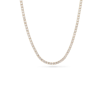Butter Yellow Quartz Heart Necklace (Gold)