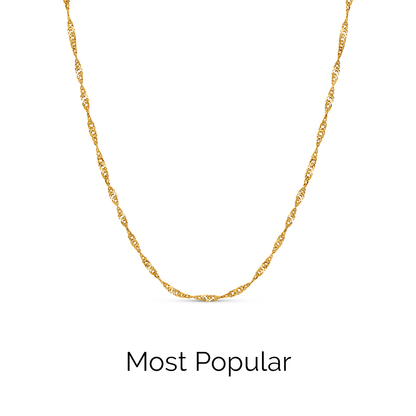 Blue Lace Agate Cushion Necklace (Gold)