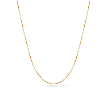 Organic Fingerprint Droplet Necklace (Gold)
