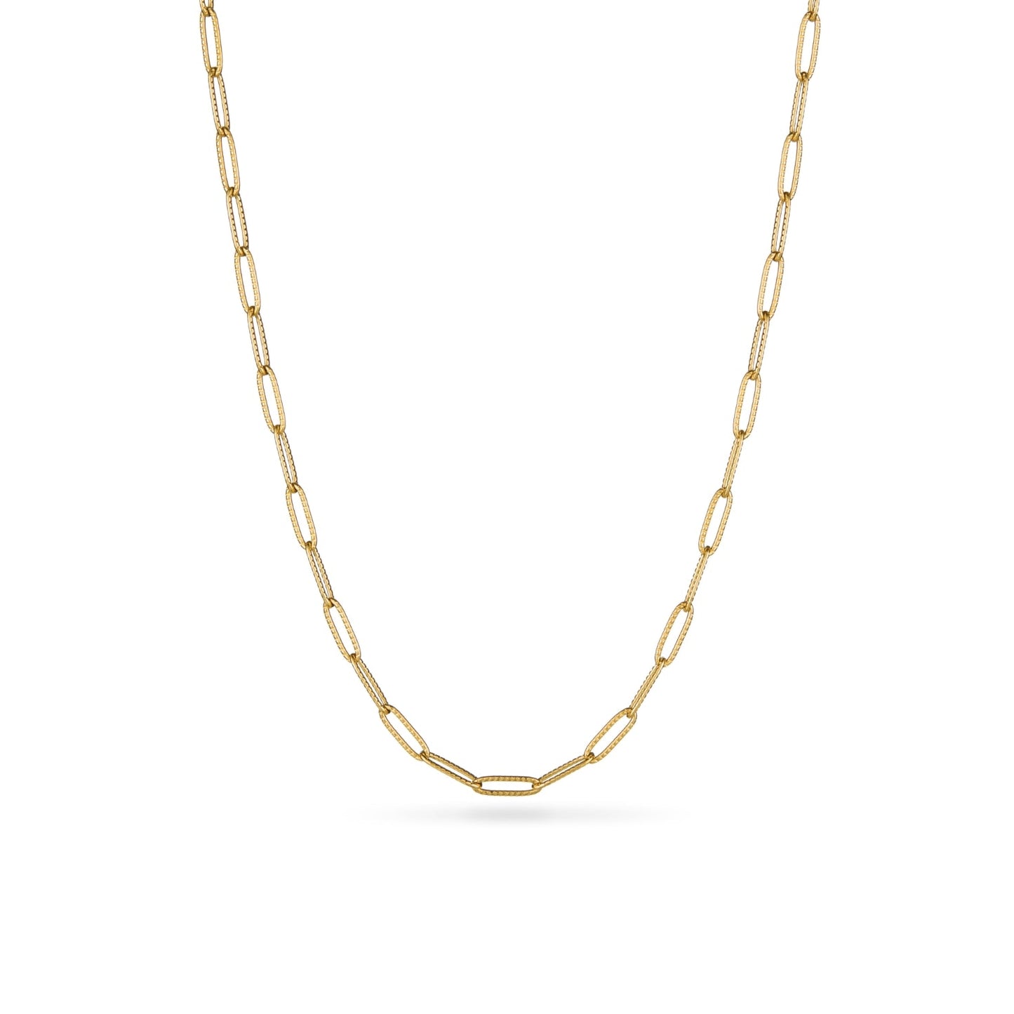 Round Photo Locket Sphere Necklace (Gold)