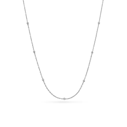 Sphere Chain Necklace (Silver)