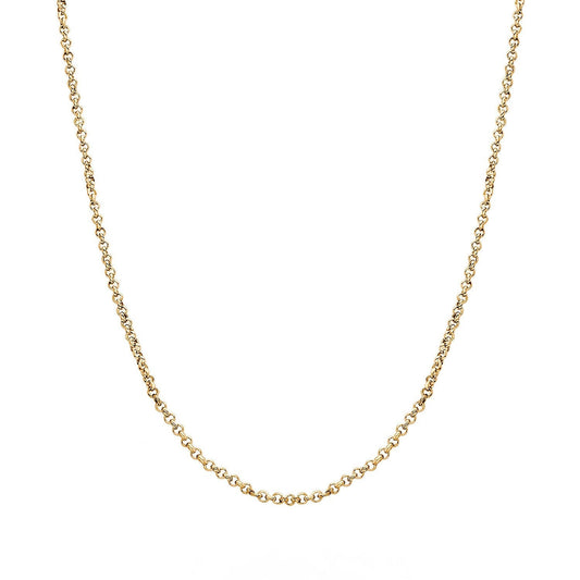 Layering Box Chain Necklace (Gold)