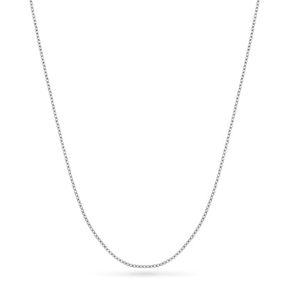 Fingerprint Written In The Stars Tag Necklace (Silver)