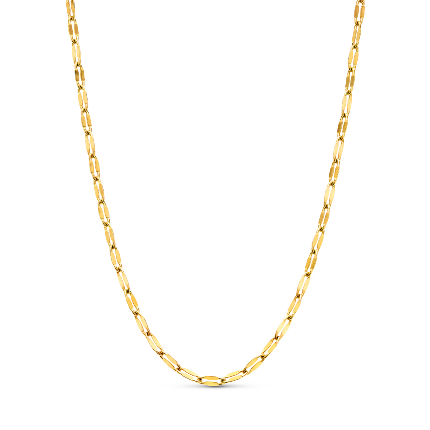 Blue Lace Agate Cushion Necklace & Earrings Set (Gold)