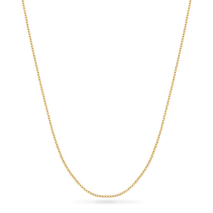 Double Fingerprint Heart Token Necklace (Gold)