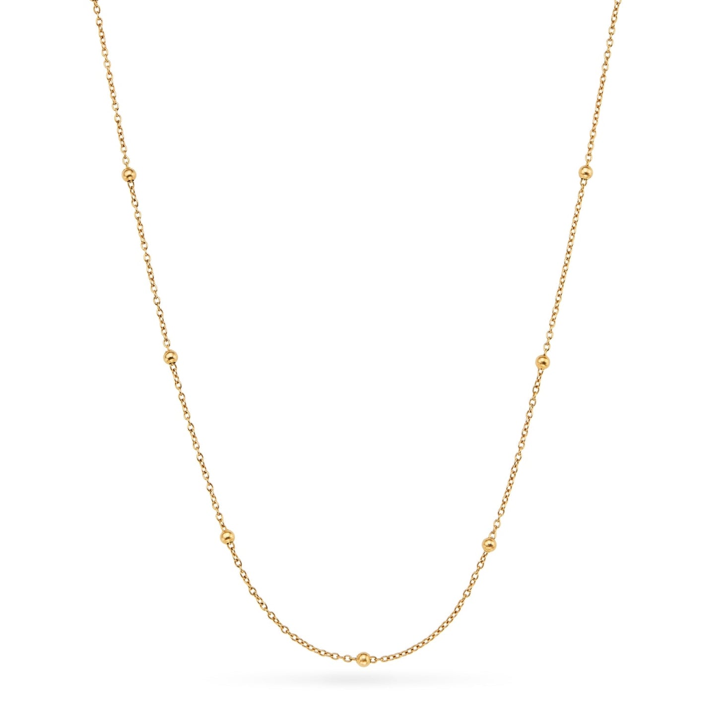 Sphere Chain Necklace (Gold)