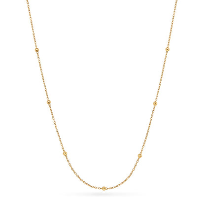 Blue Lace Agate Cushion Necklace & Earrings Set (Gold)