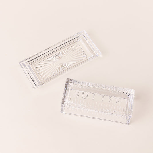 Glass Butter Dish