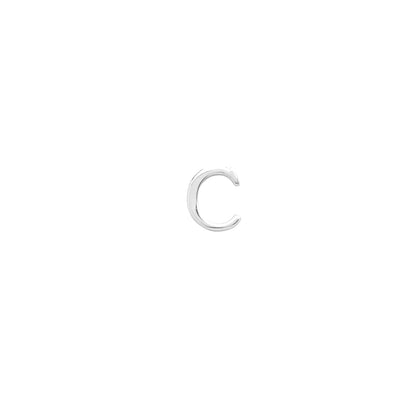 Made Mine Charms - Didot Initial Charm (Silver)
