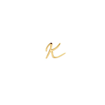 Made Mine Script Letter Bracelet (Gold) - NN