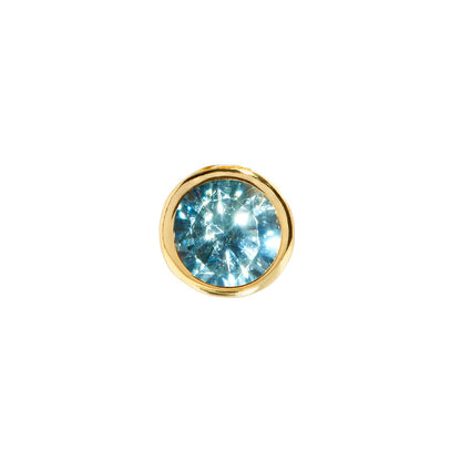 Birthstone Huggie Charm (Gold)