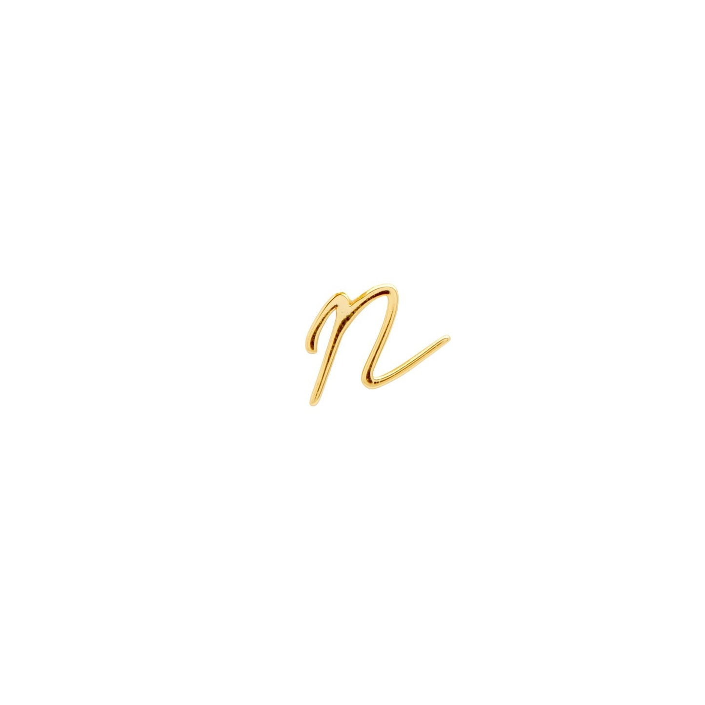 Made Mine Script Letter Bracelet (Gold) - TT