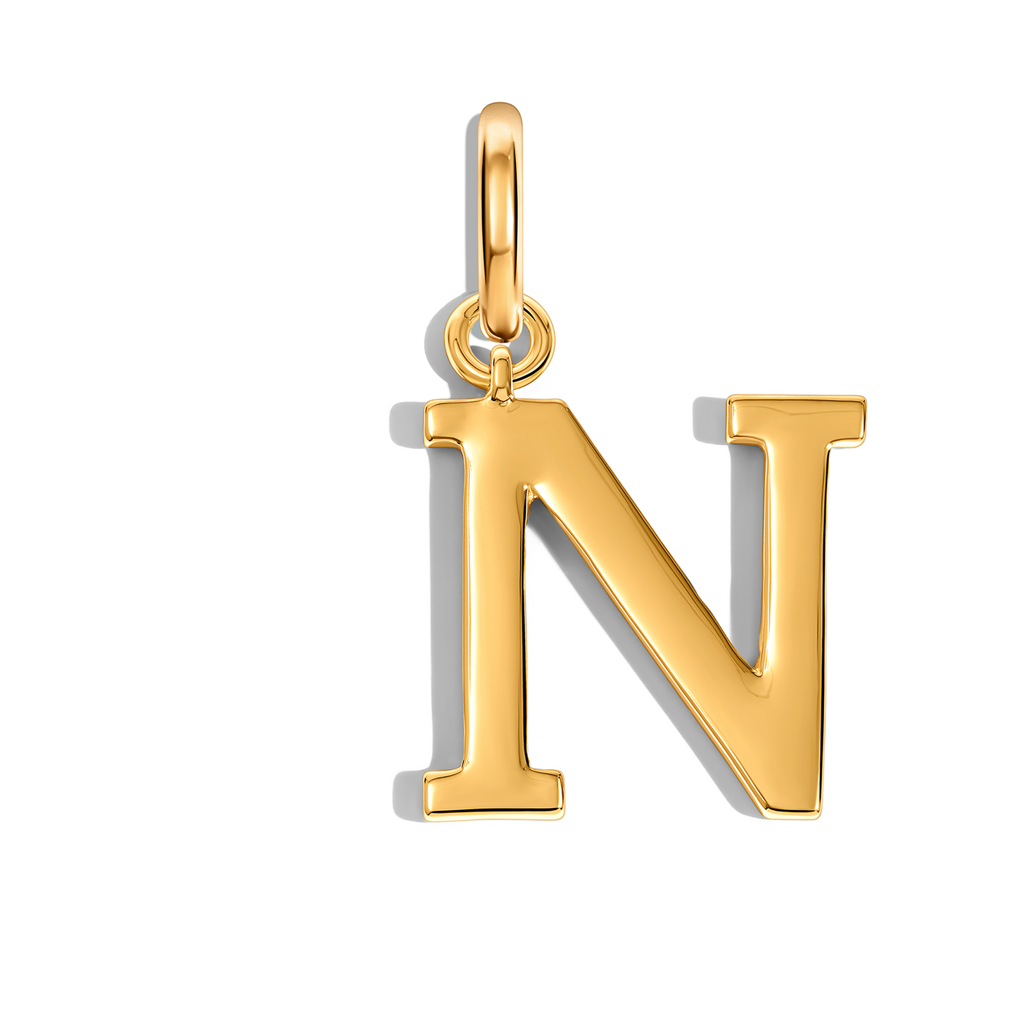 Large Didot Initial Accessories Charm (Gold)