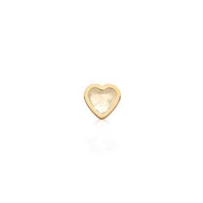 Made Mine Mini Heart Birthstone Bracelet (Gold)