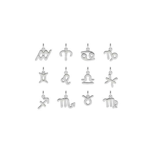Made Mine Fine Charm - Molten Zodiac (Silver)