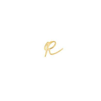 Made Mine Script Letter Bracelet (Gold) - TT