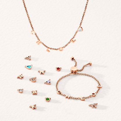 Made Mine Name Bracelet - Rose Gold