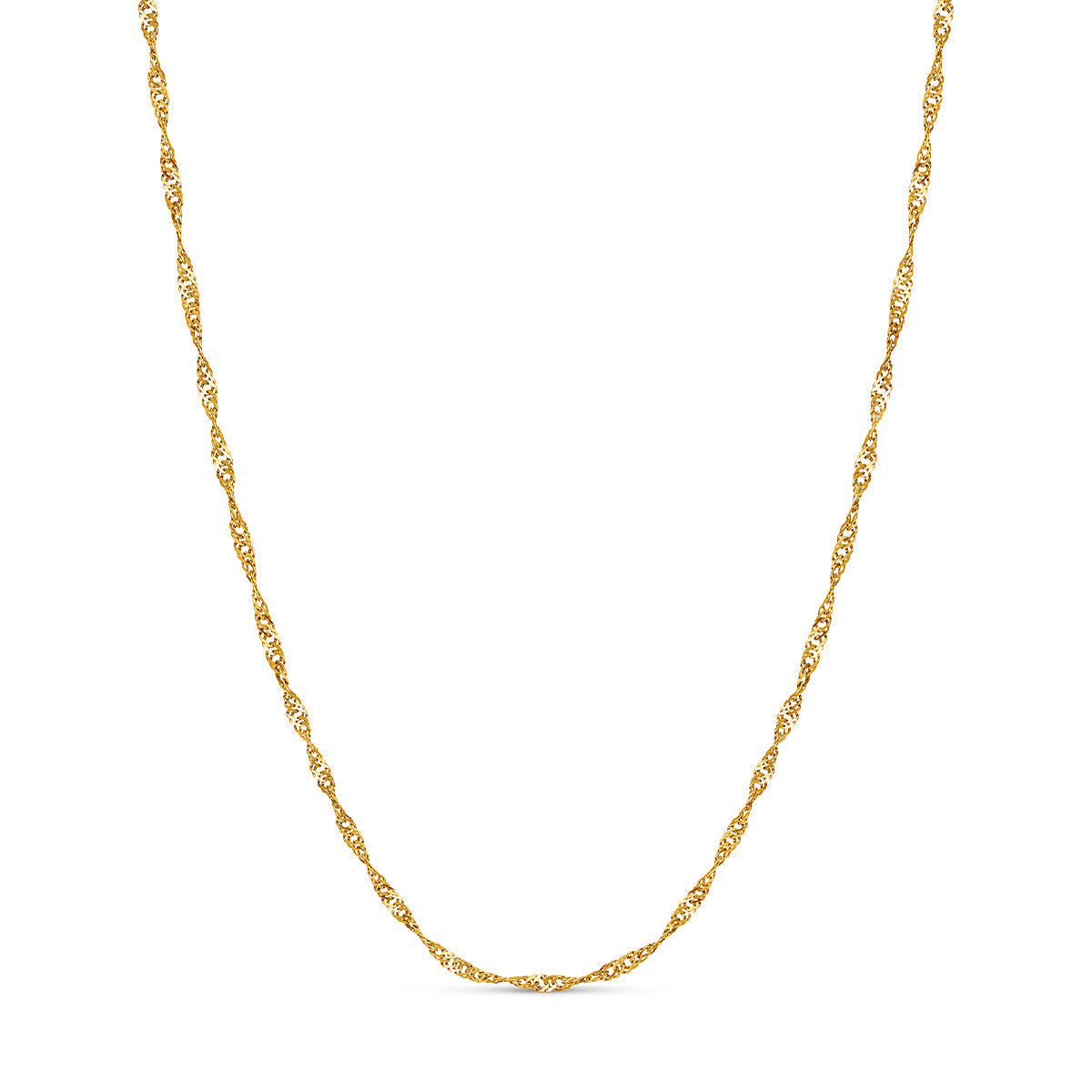 Round Photo Locket Sphere Necklace (Gold)