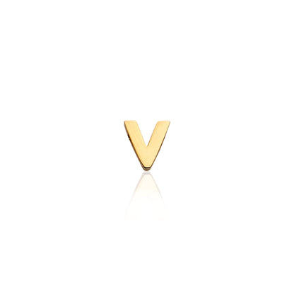 Mini Letter & Heart Birthstone Layered Necklace Set (Gold)