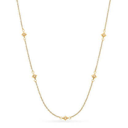 Ocean Charms Sun Necklace (Gold)