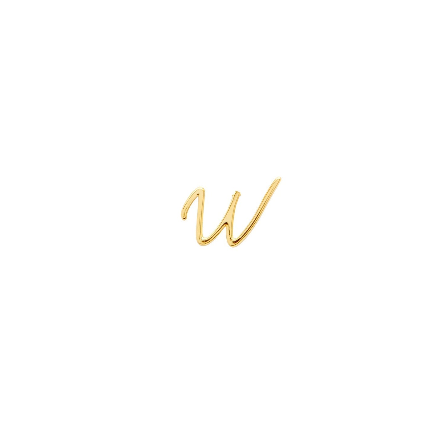 Signature Initial Stud Earring (Gold)