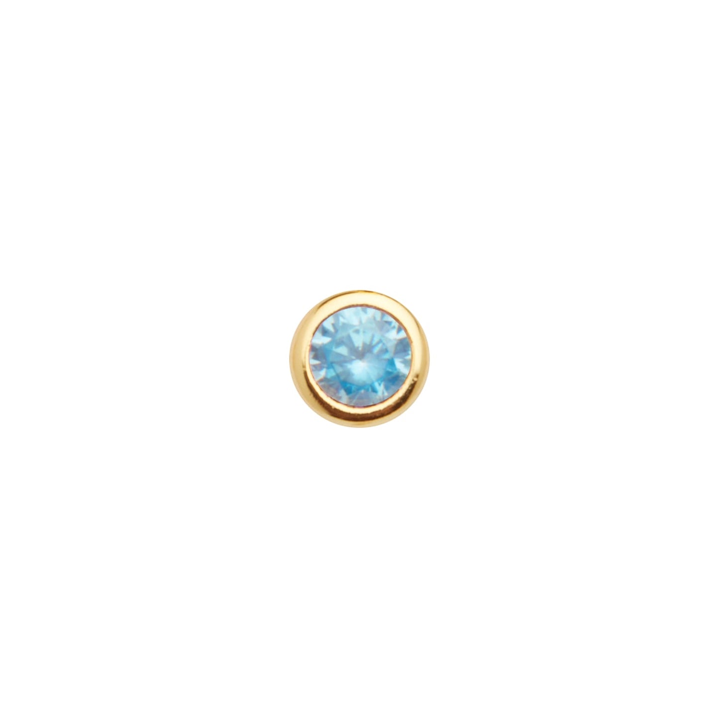 Mini Birthstone Necklace (Gold)