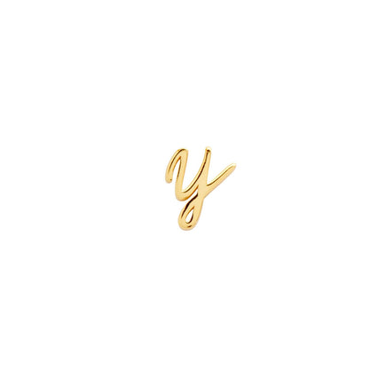 Made Mine Script Letter Bracelet (Gold) - TT