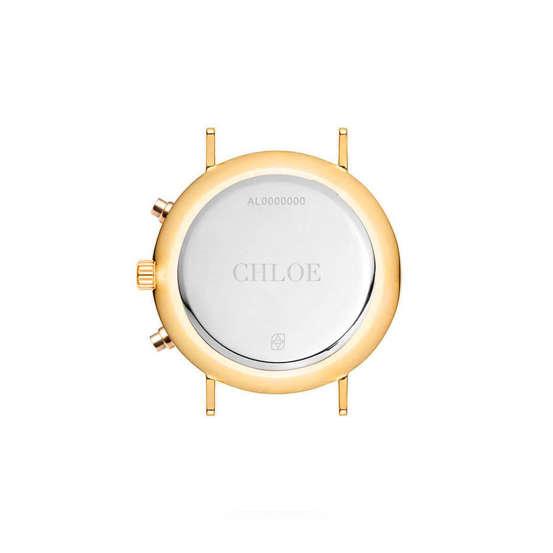 Gold Pearl Link Nueva 40 Watch