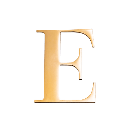 Gold Small Metal Letter