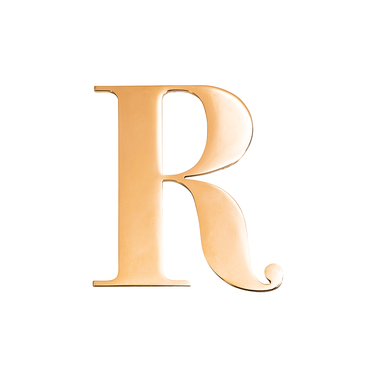 Gold Small Metal Letter