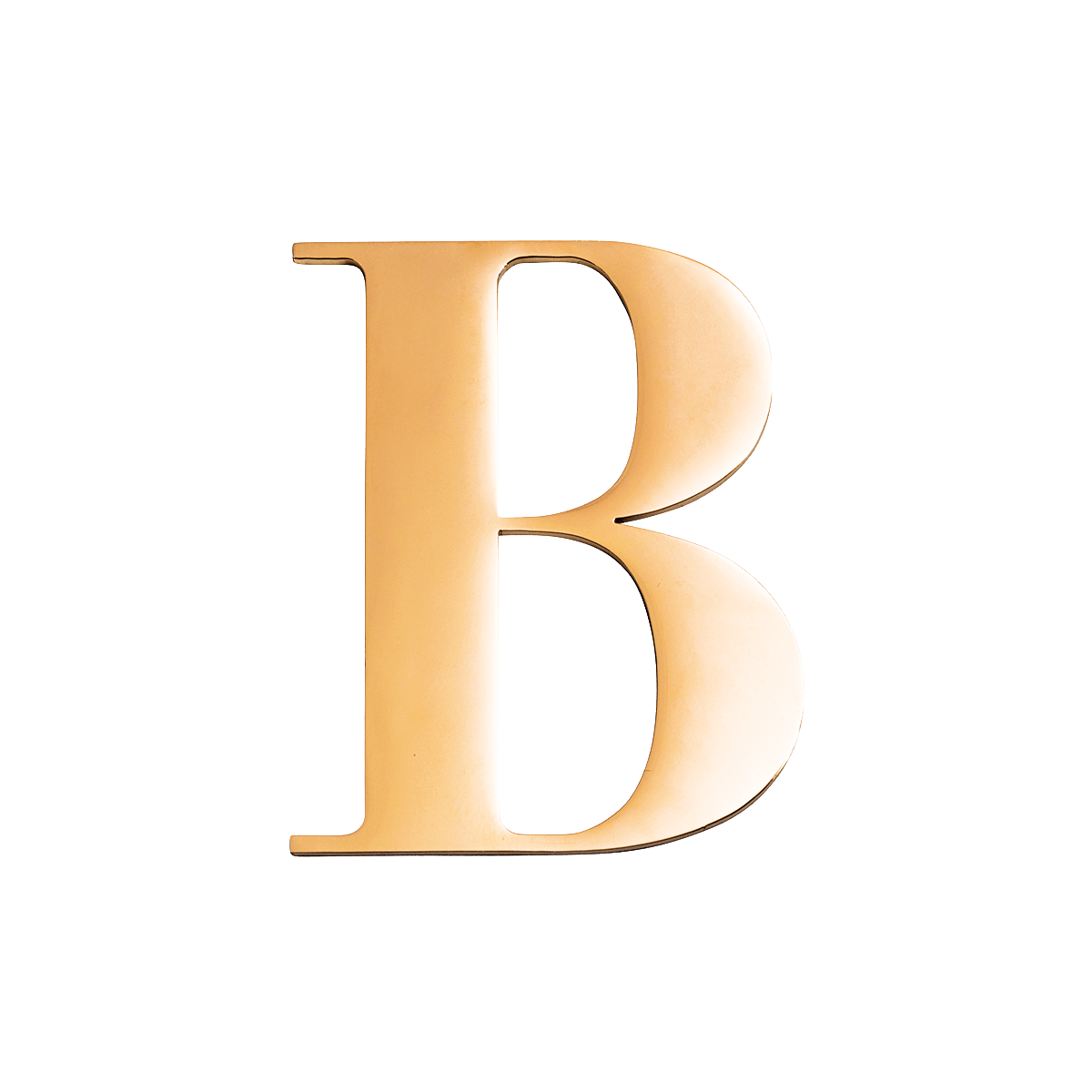 Jewellery Box Gold Small Metal Letter