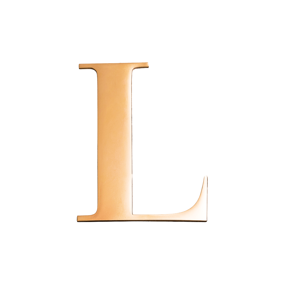 Large Metal Letters - Gold