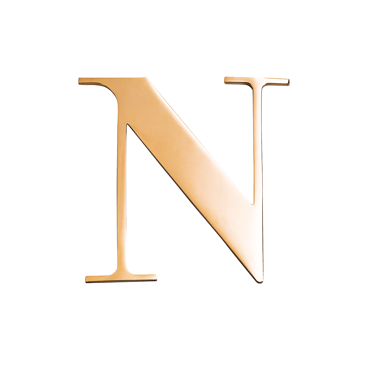 Metal Letter Pins (Gold)