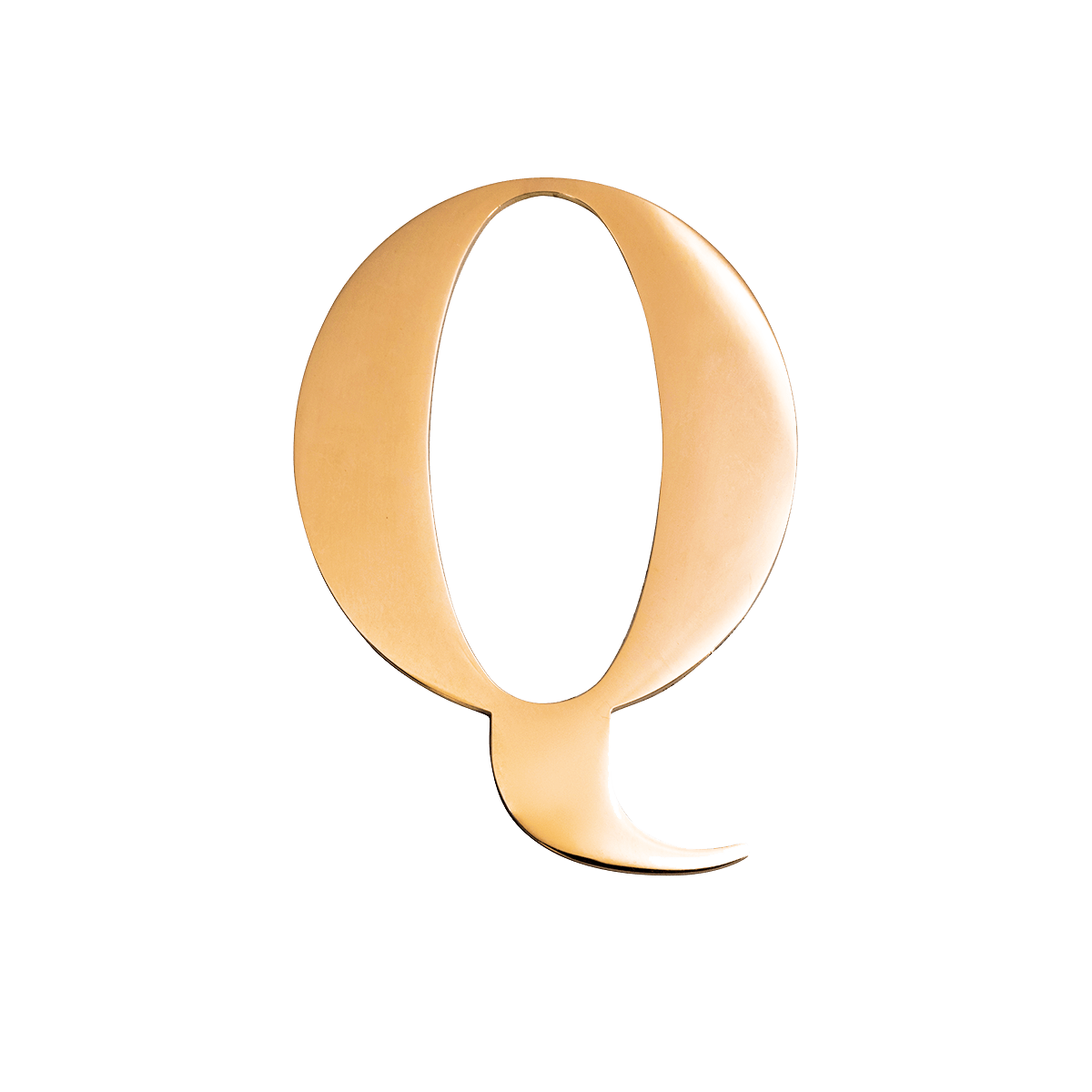 Small Metal Letter Pins (Gold)