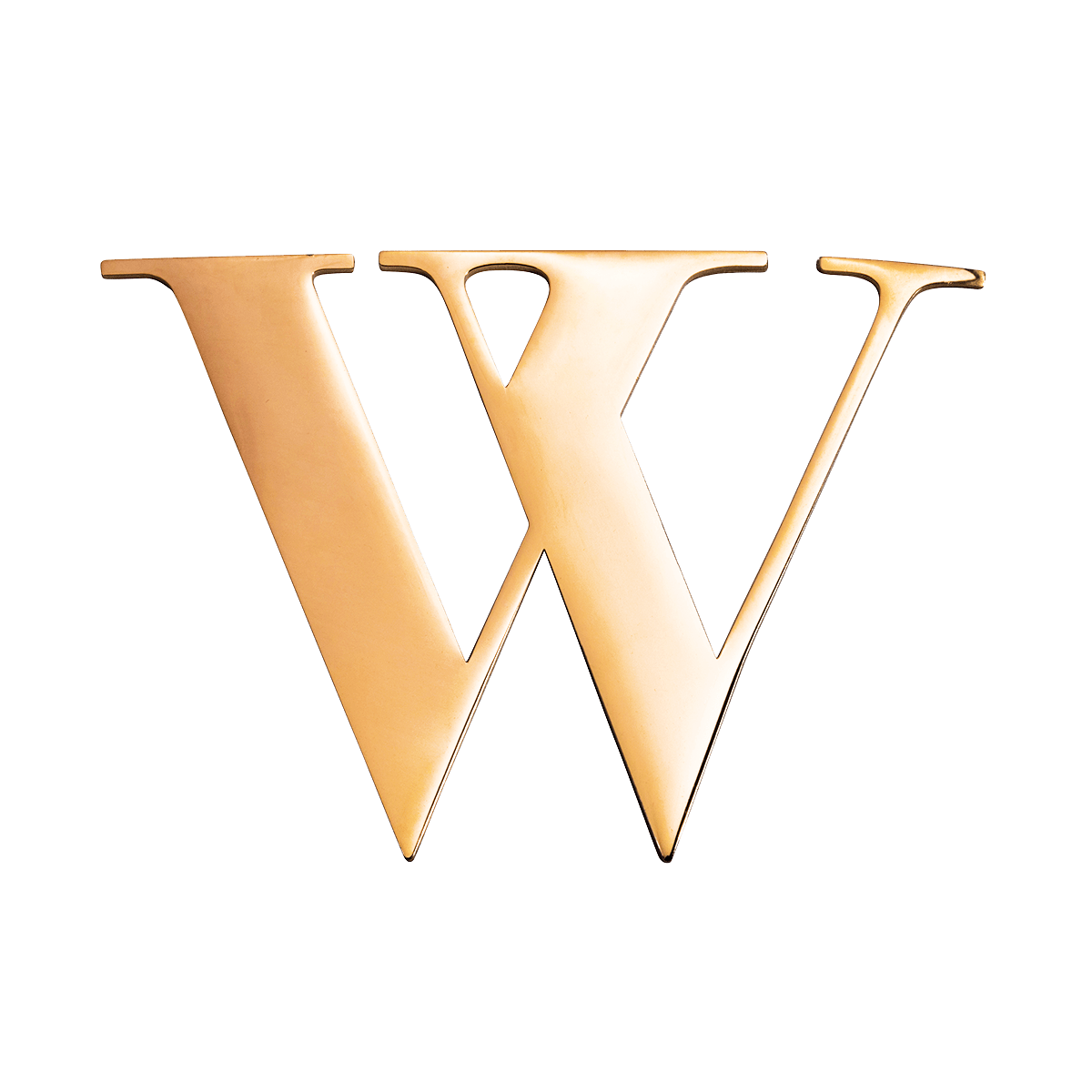Metal Letter Pins (Gold)