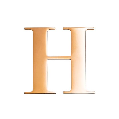 Large Metal Letters - Silver