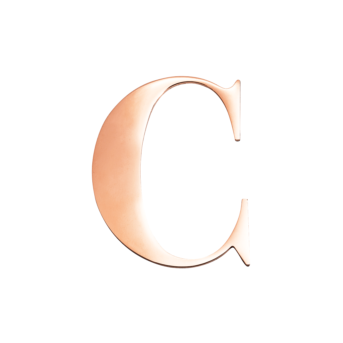 Letter Ring (Rose Gold)