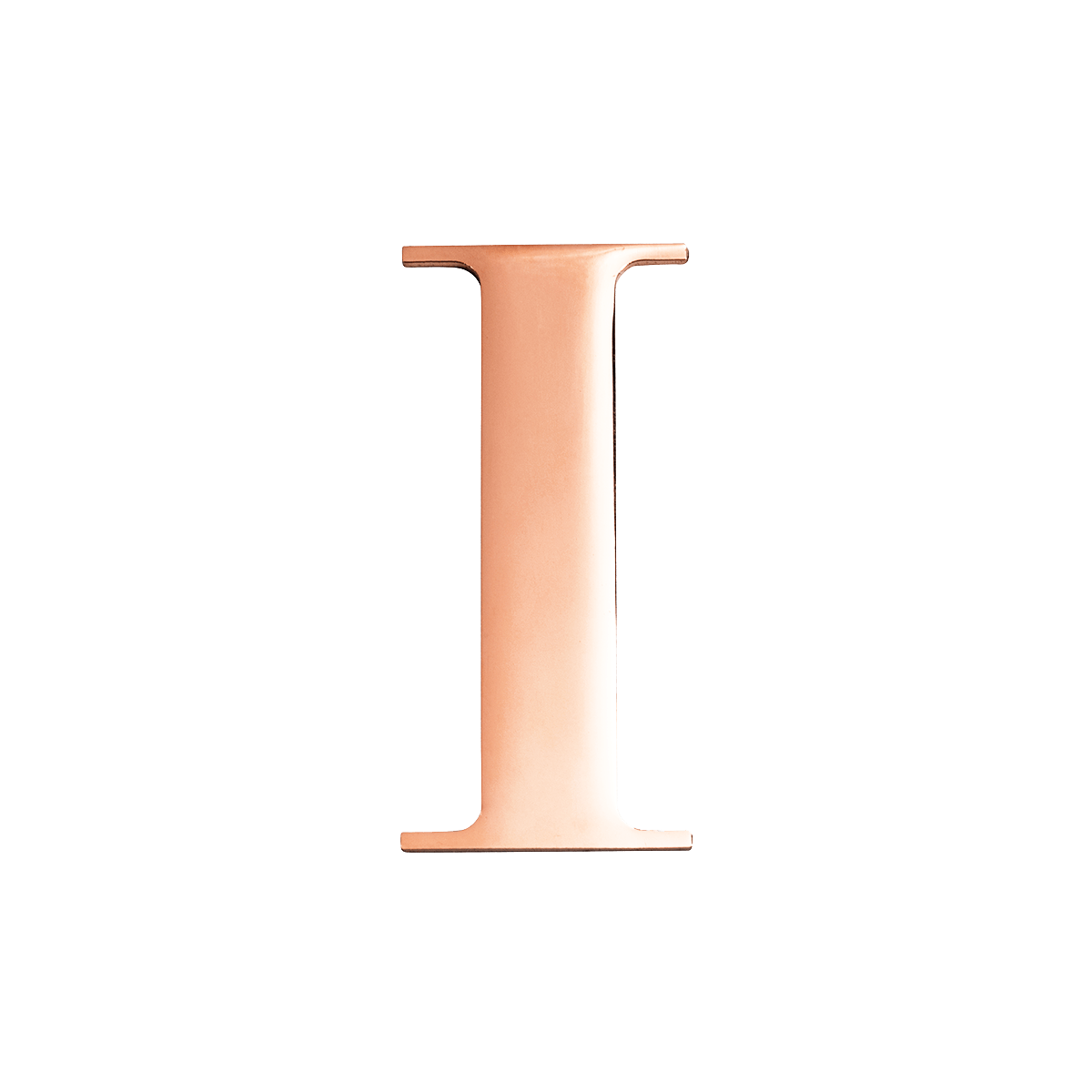 Rose Gold Small Metal Letter