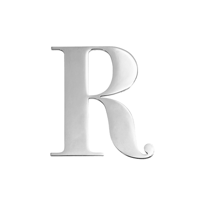 Silver Small Metal Letter